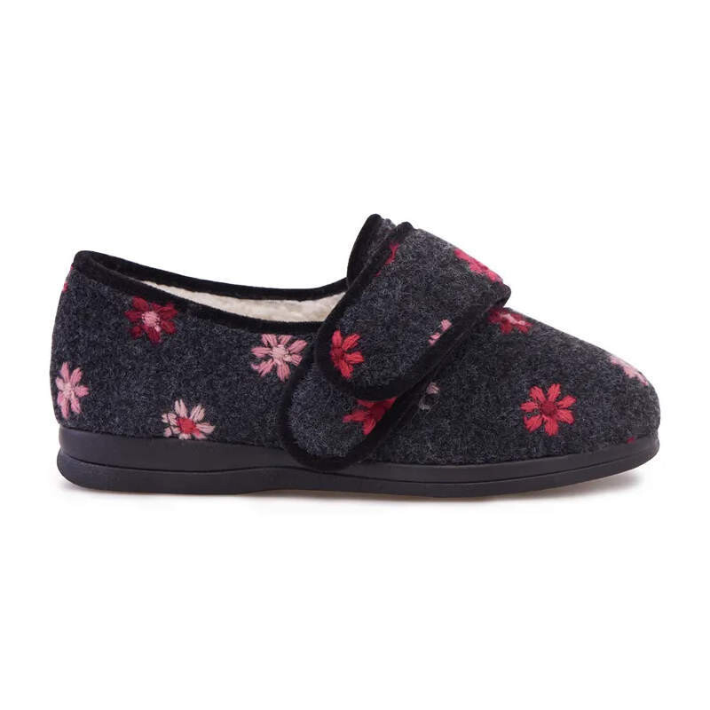 Cosyfeet Holly Winter Charcoal Floral Strap Extensions