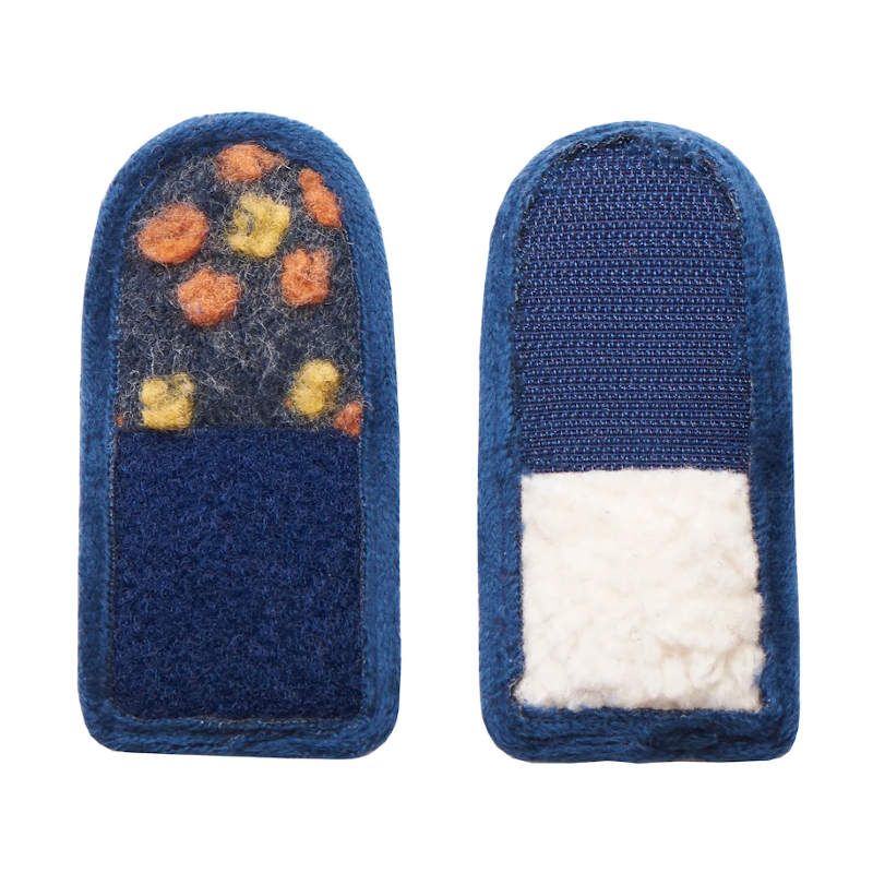 Cosyfeet Holly Winter Navy Petal Strap Extensions