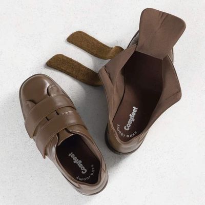 Cosyfeet Bart Brown Leather Mens Shoes