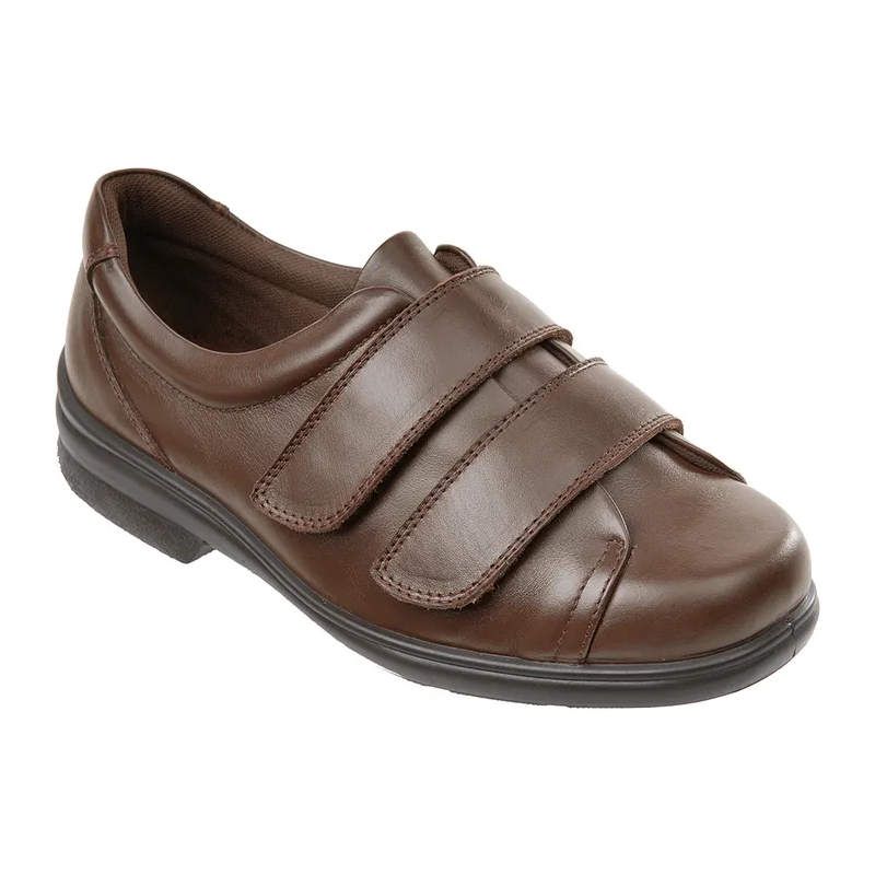 Cosyfeet Bart Brown Leather Mens Shoes Cosyfeet Bart Brown Leather Mens Shoes