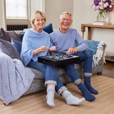 Cosyfeet Super Soft Seam Free Bed Socks Marine Blue