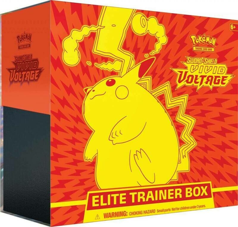 Pokémon TCG Sword and Shield - Vivid Voltage Elite Trainer Box