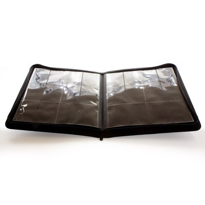 Palms Off Gaming - Collector&#39;s Series 12 Pocket Zip Trading Card Binder - BLACK