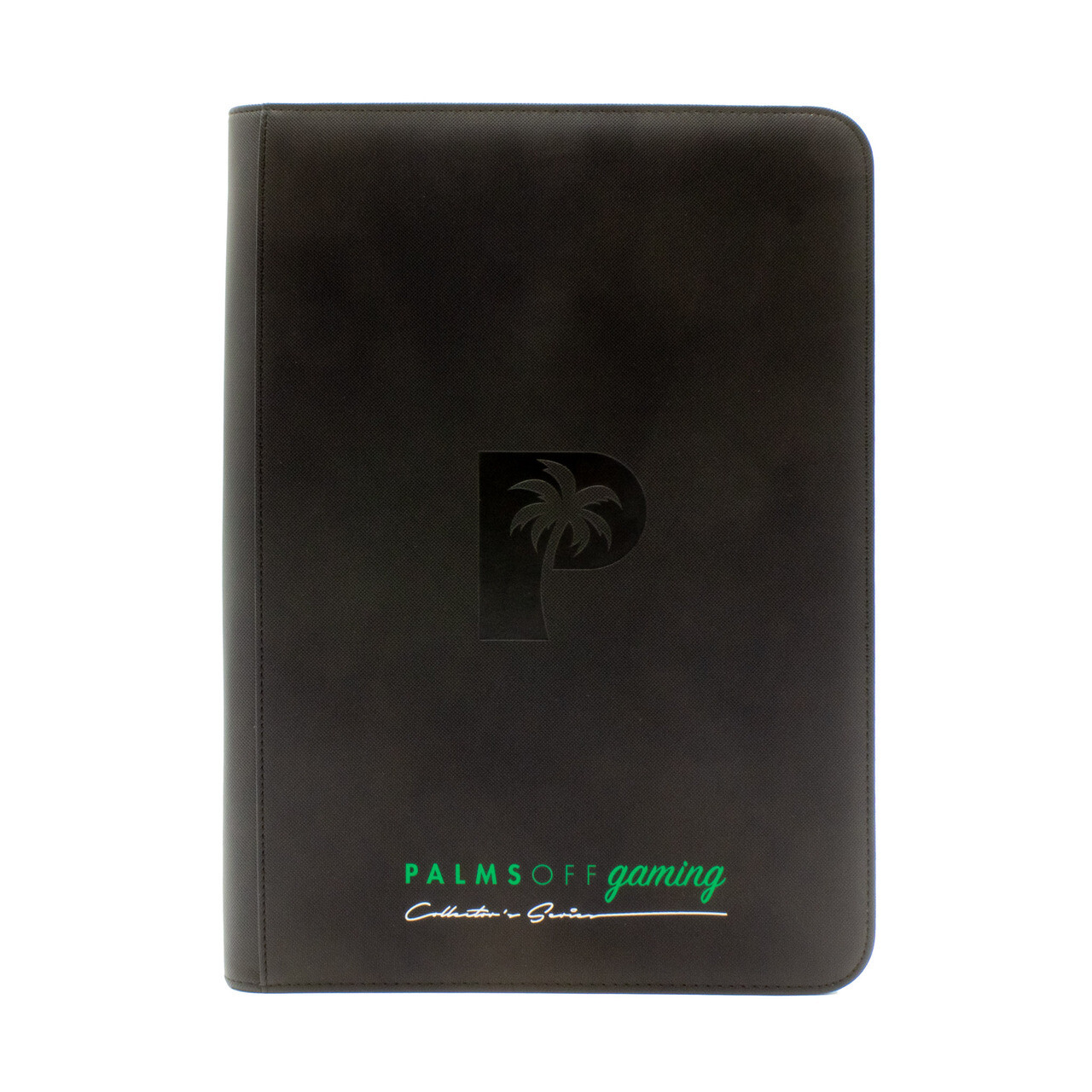 Palms Off Gaming - Collector&#39;s Series 9 Pocket Zip Trading Card Binder - BLACK