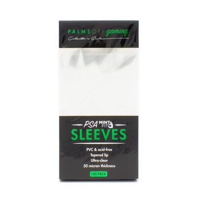 Palms Off Gaming PSA Graded Card MintFit Sleeves Regular 100pc