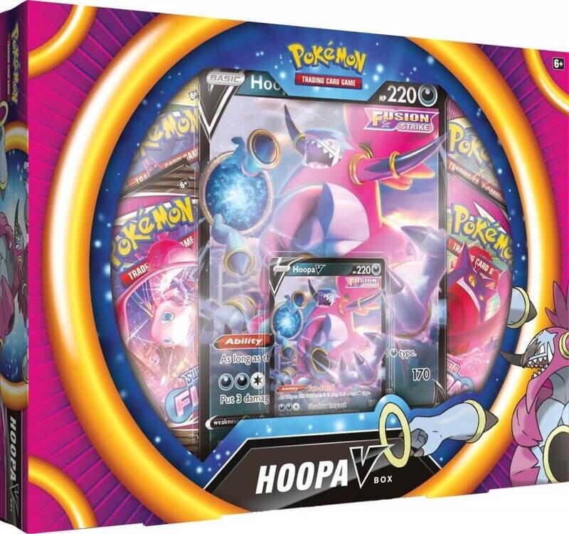 POKÉMON TCG Dragonite &amp; Hoopa V Box