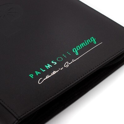 Palms Off Gaming - Collector&#39;s Series TOP LOADER Zip Binder – MATTE (108 Capacity)