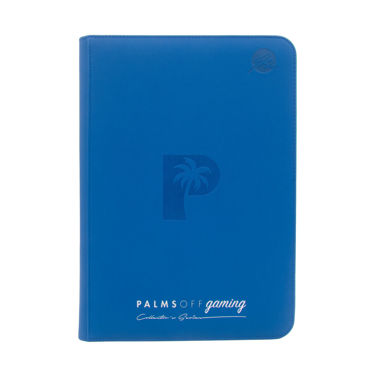 Palms Off Gaming - Collector&#39;s Series 9 Pocket Zip Trading Card Binder - BLUE