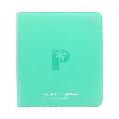 12 Pocket Zip Trading Card Binder TURQUOISE