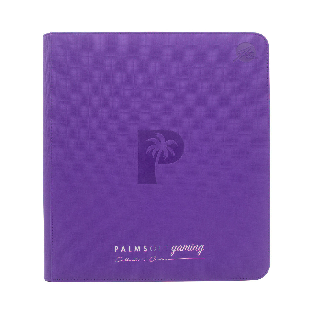 Palms Off Gaming - Collector&#39;s Series 12 Pocket Zip Trading Card Binder - PURPLE