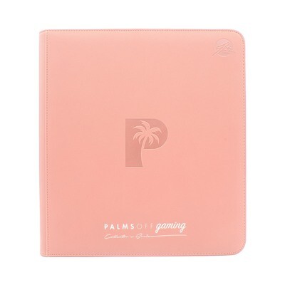 Palms Off Gaming - Collector&#39;s Series 12 Pocket Zip Trading Card Binder - PINK