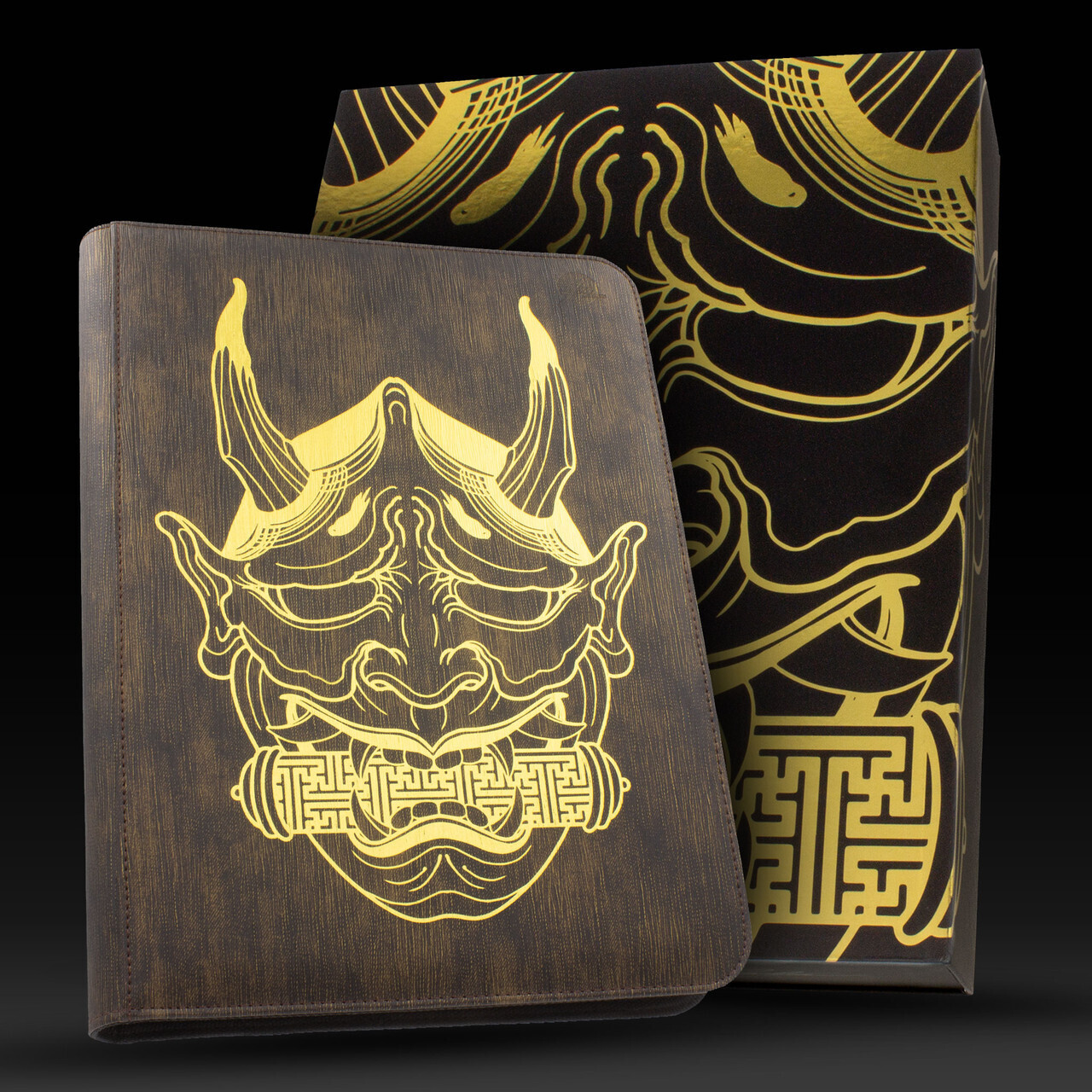 Palms Off Gaming - Artist Series 9 Pocket Binder - Oni Deathmask by Beau Ingleton