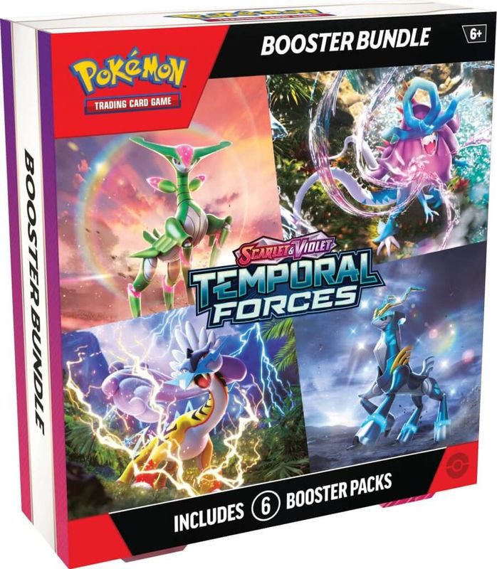 POKÉMON TCG Scarlet &amp; Violet 5 Temporal Forces Booster Bundle