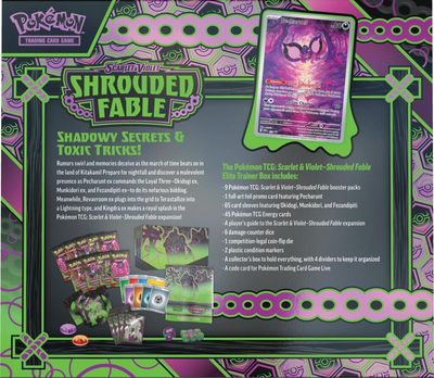 POKÉMON TCG Scarlet &amp; Violet 6.5 Shrouded Fable Elite Trainer Box