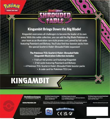 POKÉMON TCG Scarlet &amp; Violet 6.5 Shrouded Fable Kingambit Illustration Collection