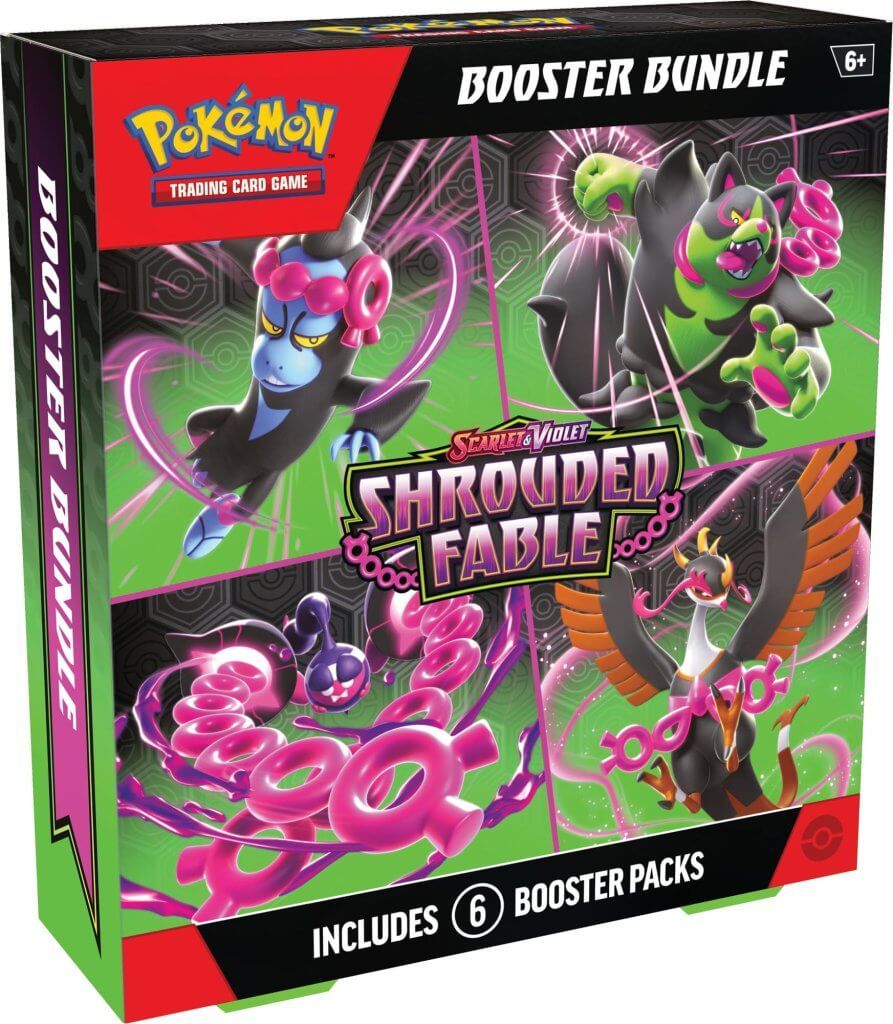 POKÉMON TCG Scarlet &amp; Violet 6.5 Shrouded Fable Booster Bundle