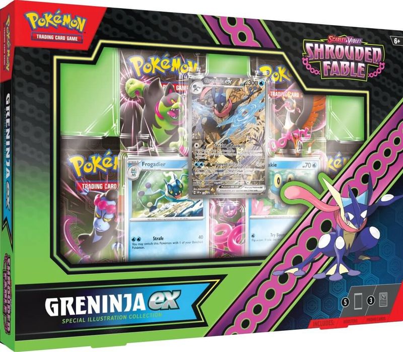 POKÉMON TCG Scarlet &amp; Violet 6.5 Shrouded Fable Kingdra/Greninja ex Special Collection