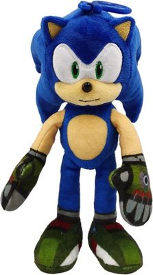 SONIC Clip-On Plush (CDU 12), Option: Sonic (Green Boots)