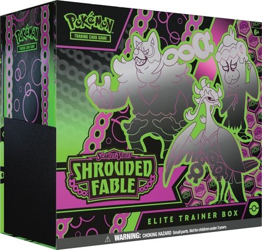 POKÉMON TCG Scarlet &amp; Violet 6.5 Shrouded Fable Elite Trainer Box