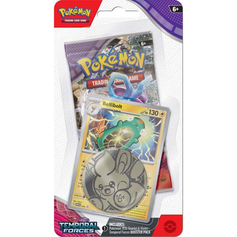 POKÉMON TCG Scarlet &amp; Violet 5 Temporal Forces Checklane Blister