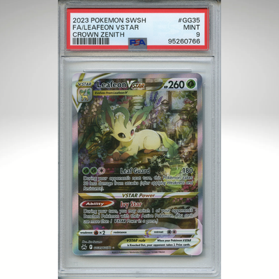 Leafeon Vstar GG35/GG70 Pokemon PSA 9 Crown Zenith Full Art