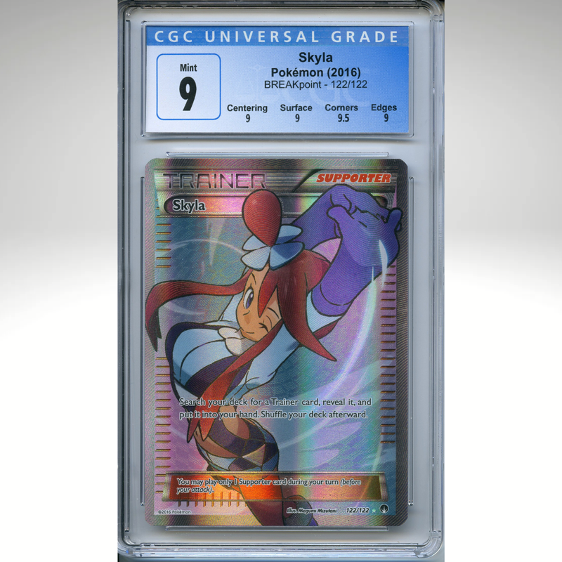 Skyla 122/122 Pokemon CGC 9 Breakpoint Full Art