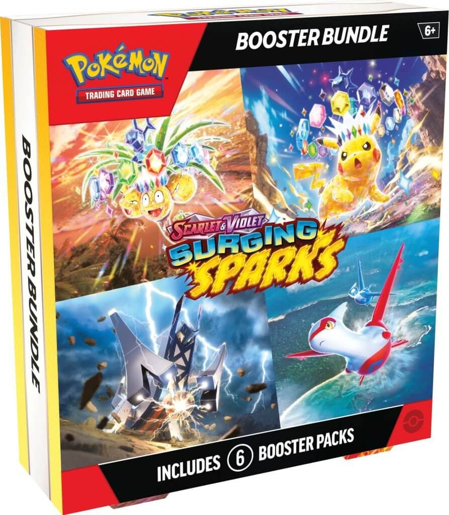 POKÉMON TCG Scarlet &amp; Violet 8 Surging Sparks Booster Bundle