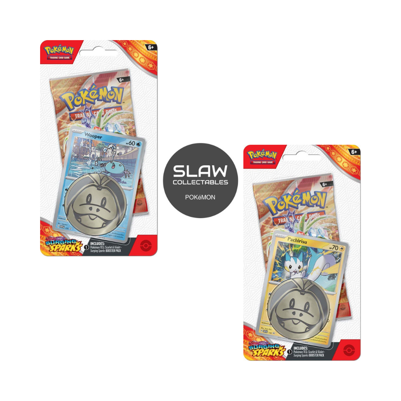POKÉMON TCG Scarlet &amp; Violet 8 Surging Sparks Checklane Blister