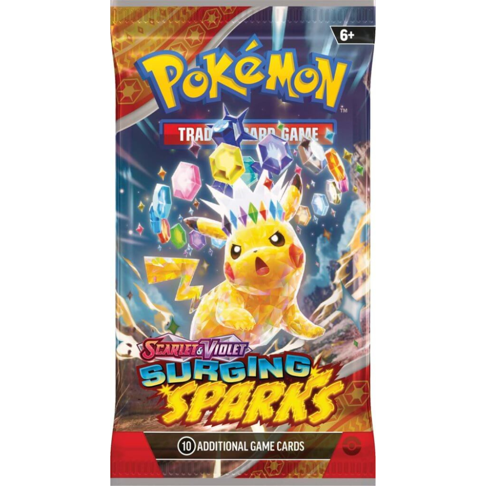POKÉMON TCG Scarlet &amp; Violet 8: Surging Sparks Booster Pack