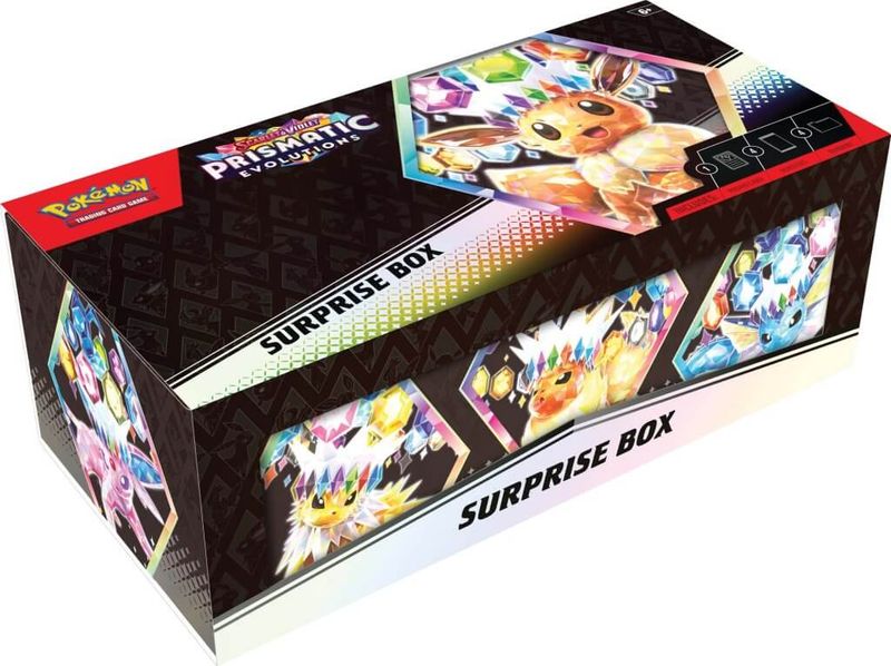 POKÉMON TCG Scarlet &amp; Violet 8.5 Prismatic Evolutions Surprise Box