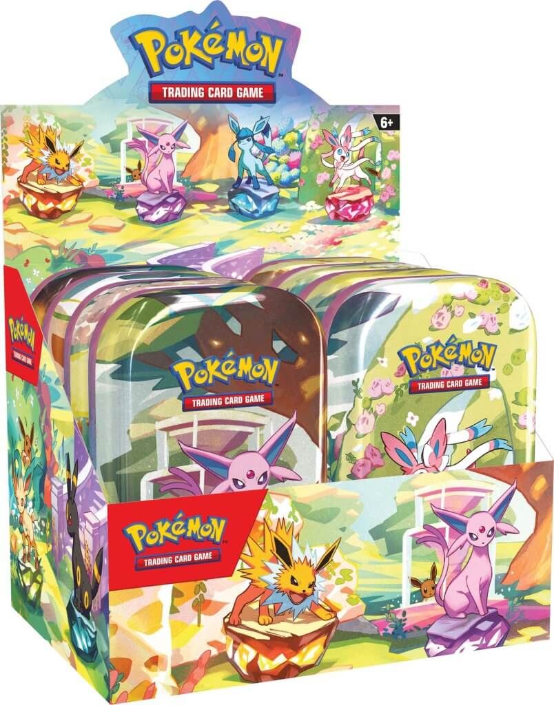 POKÉMON TCG Scarlet &amp; Violet 8.5 Prismatic Evolutions Mini Tin