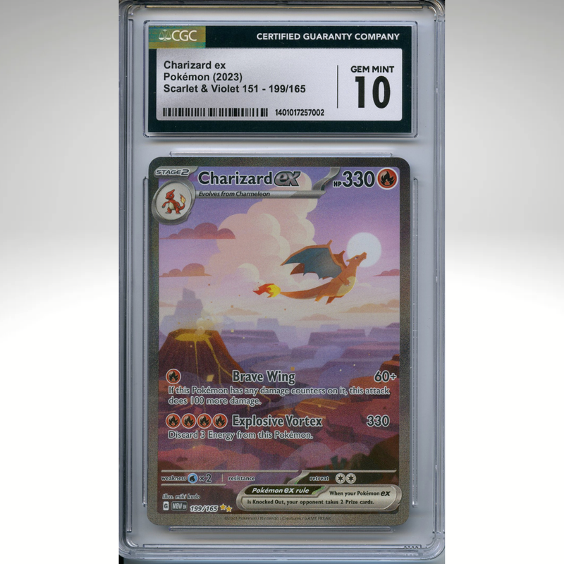 Charizard Ex 199/165 Pokemon CGC 10 151 Special Illustration Rare
