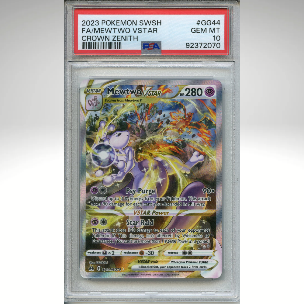 Mewtwo Vstar GG44/GG70 Pokemon PSA 10 Crown Zenith