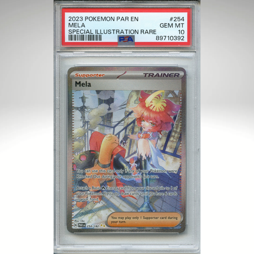 Mela 254/182 Pokemon PSA 10 Paradox Rift Special Illustration Rare