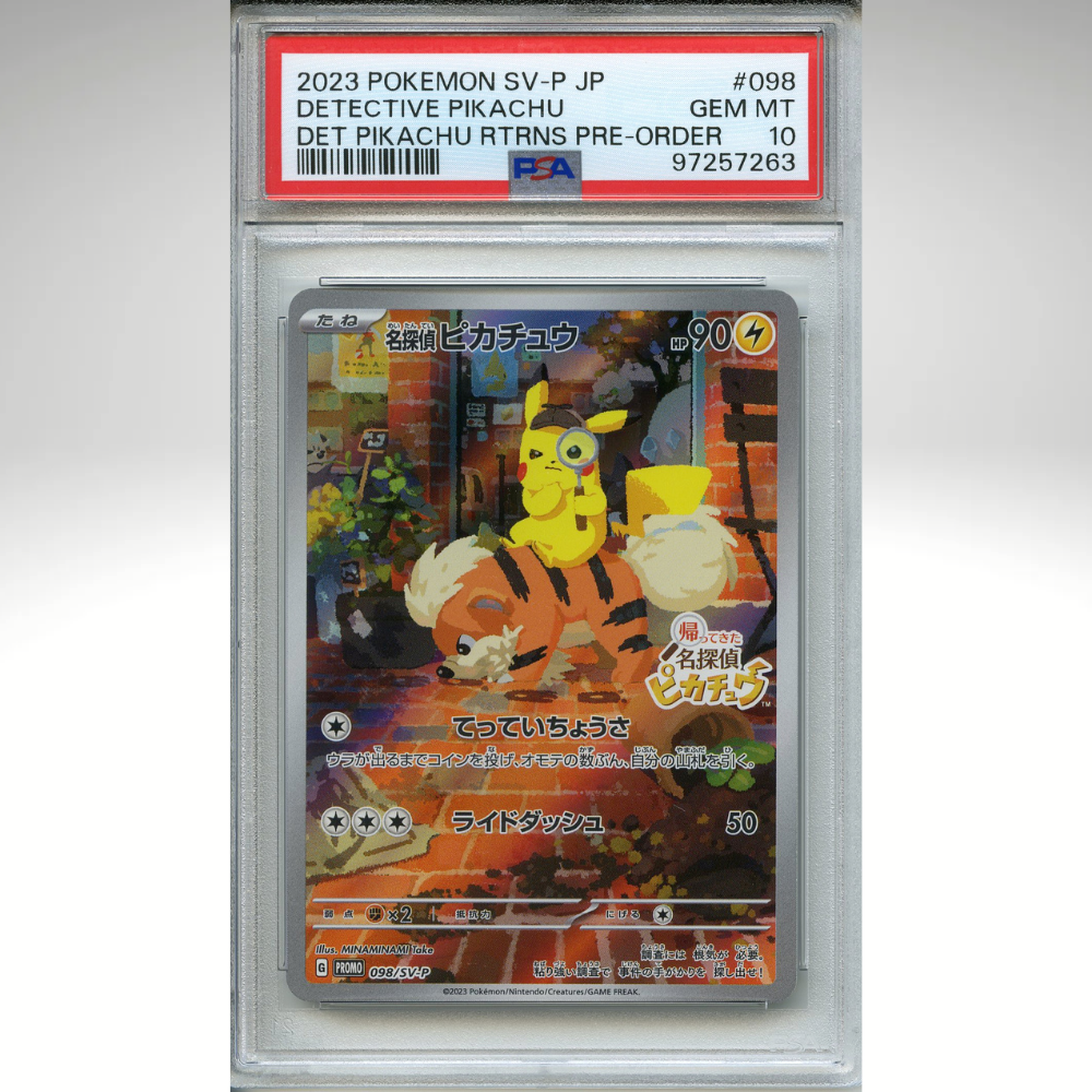 Detective Pikachu 098/SV-P Pokemon PSA 10 Japanese Promo