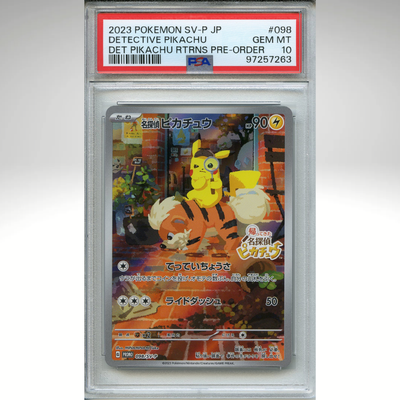 Detective Pikachu 098/SV-P Pokemon PSA 10 Japanese Promo
