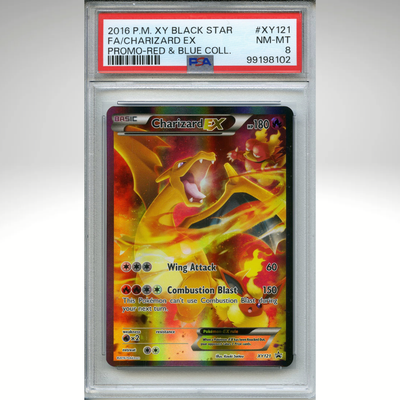 Charizard Ex XY121 Pokemon PSA 8 Promo