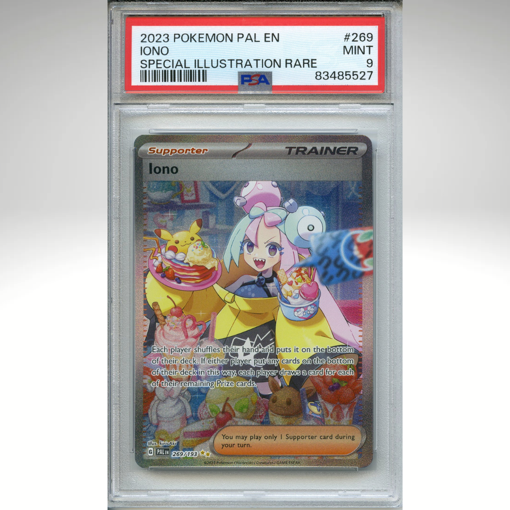 Iono 269/193 Pokemon PSA 9 Paldea Evolved Special Illustration Rare
