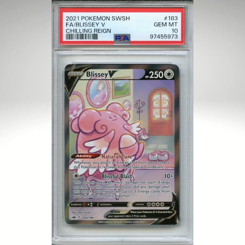 Blissey V 183/198 Pokemon PSA 10 Chilling Reign Alternate Art