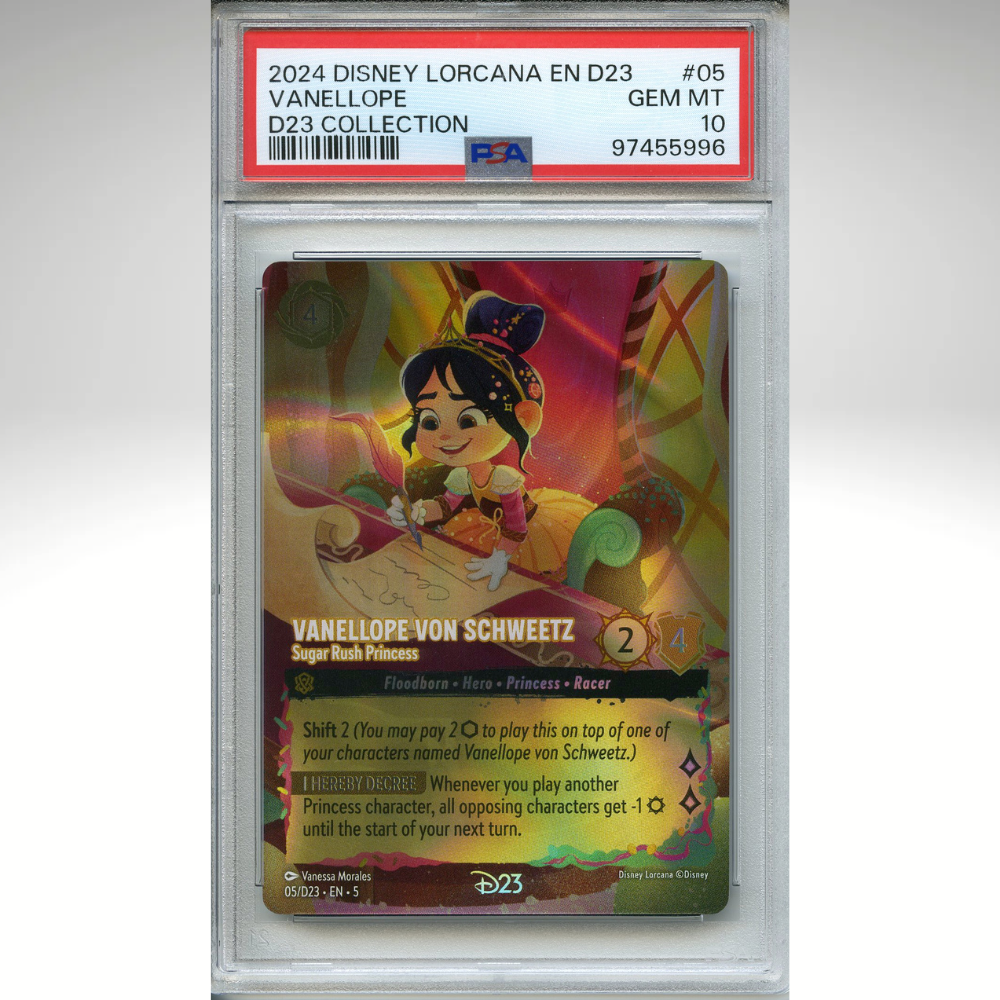 Vanellope 05/D23 EN 5 PSA 10 Disney Lorcana