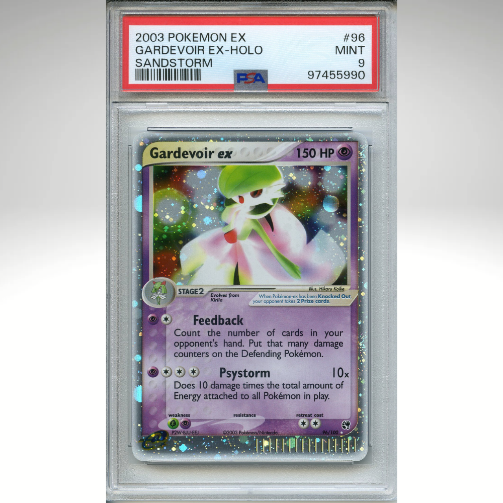 Gardevoir Ex 96/100 Pokemon PSA 9 Sandstorm Holo