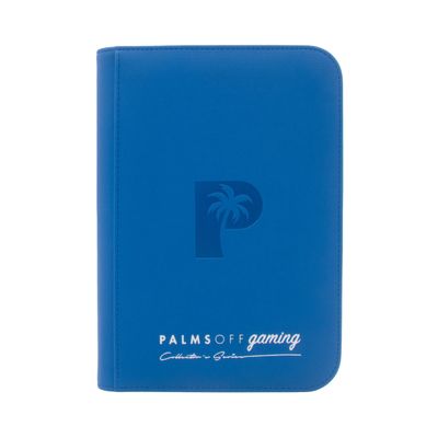 4 Pocket Zip Trading Card Binder BLUE
