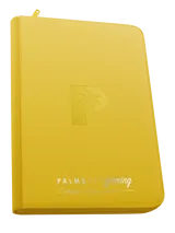 Palms Off Gaming Collector&#39;s Series Top Loader Zip Binder  CLEAR YELLOW