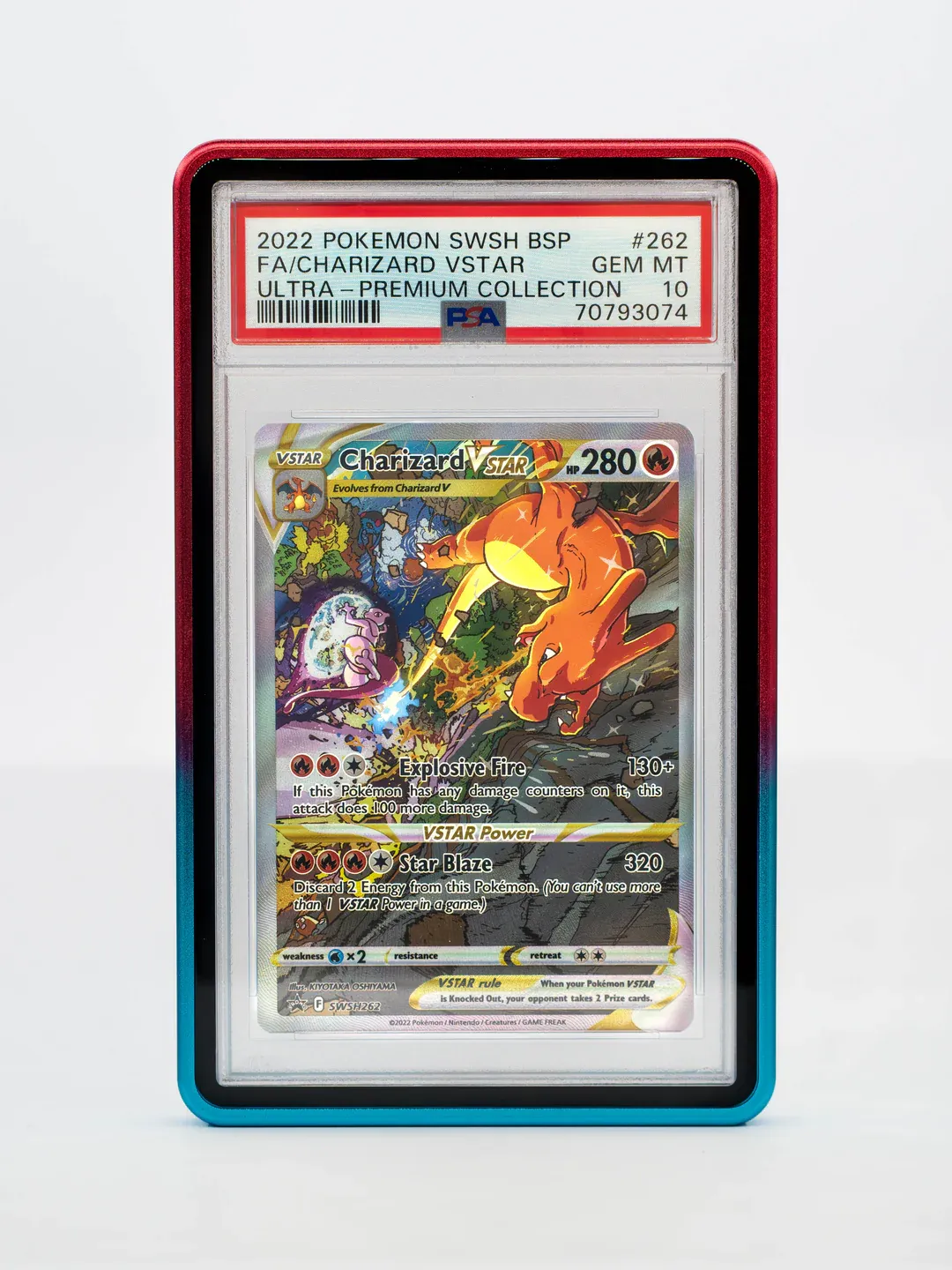 Forge Case (V2) - Gradient Series - PSA Style - Blue &amp; Red