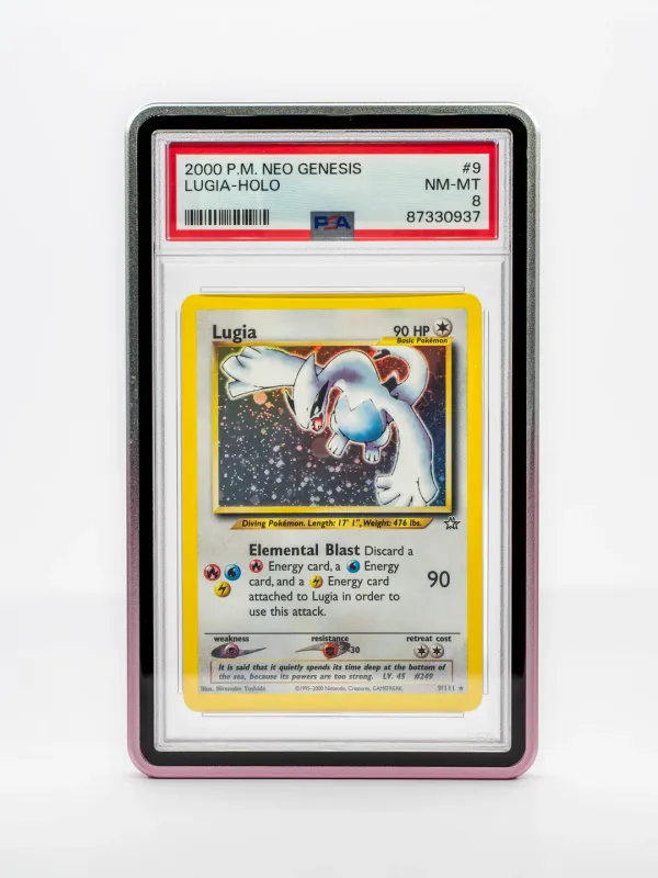 Forge Case (V2) - Gradient Series - PSA Style - Silver &amp; Pink