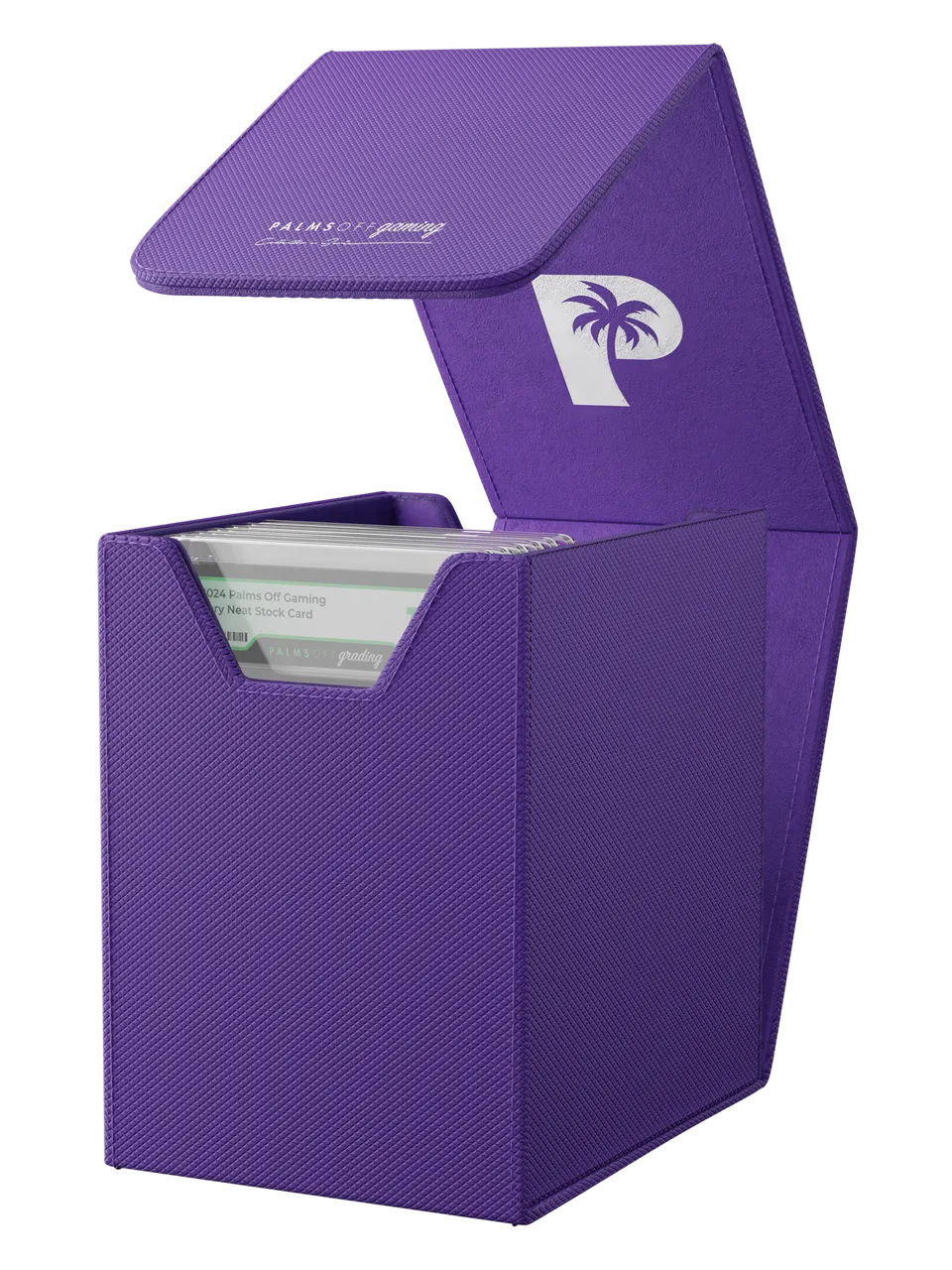 Palms Off Gaming Collector&#39;s Series Graded Card Storage Case - Small - Purple