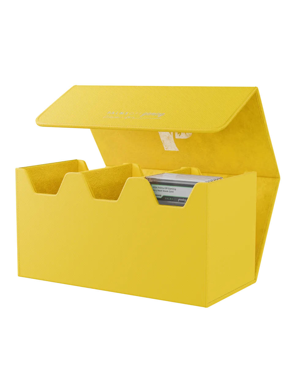 Palms Off Gaming Collector&#39;s Series Graded Card Storage Case - Large - Yellow