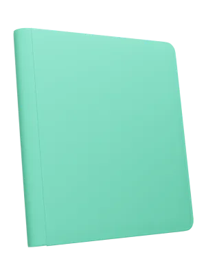 Stealth 12 Pocket Zip Binder - Turquoise