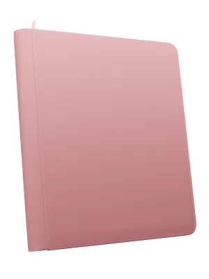 Stealth 12 Pocket Zip Binder - Pink