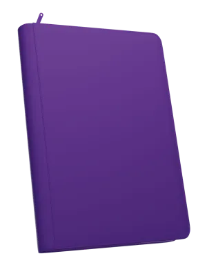 Stealth 9 Pocket Zip Binder - Purple